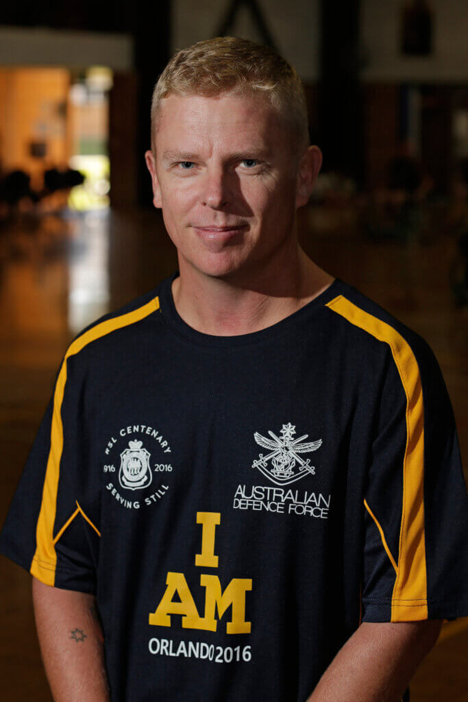 Invictus Games Sean Lawler at Randwick Barracks, Sydney.