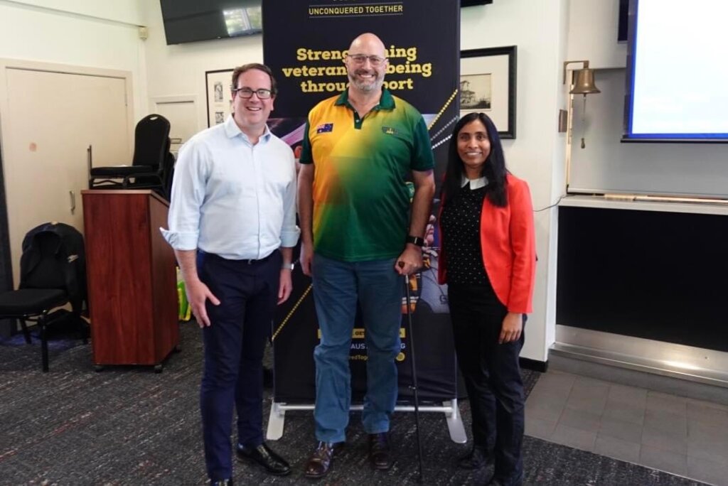 Minister Keogh, Steve James, Ms Zaneta Mascarenhas MP (Fed Member for Swan)