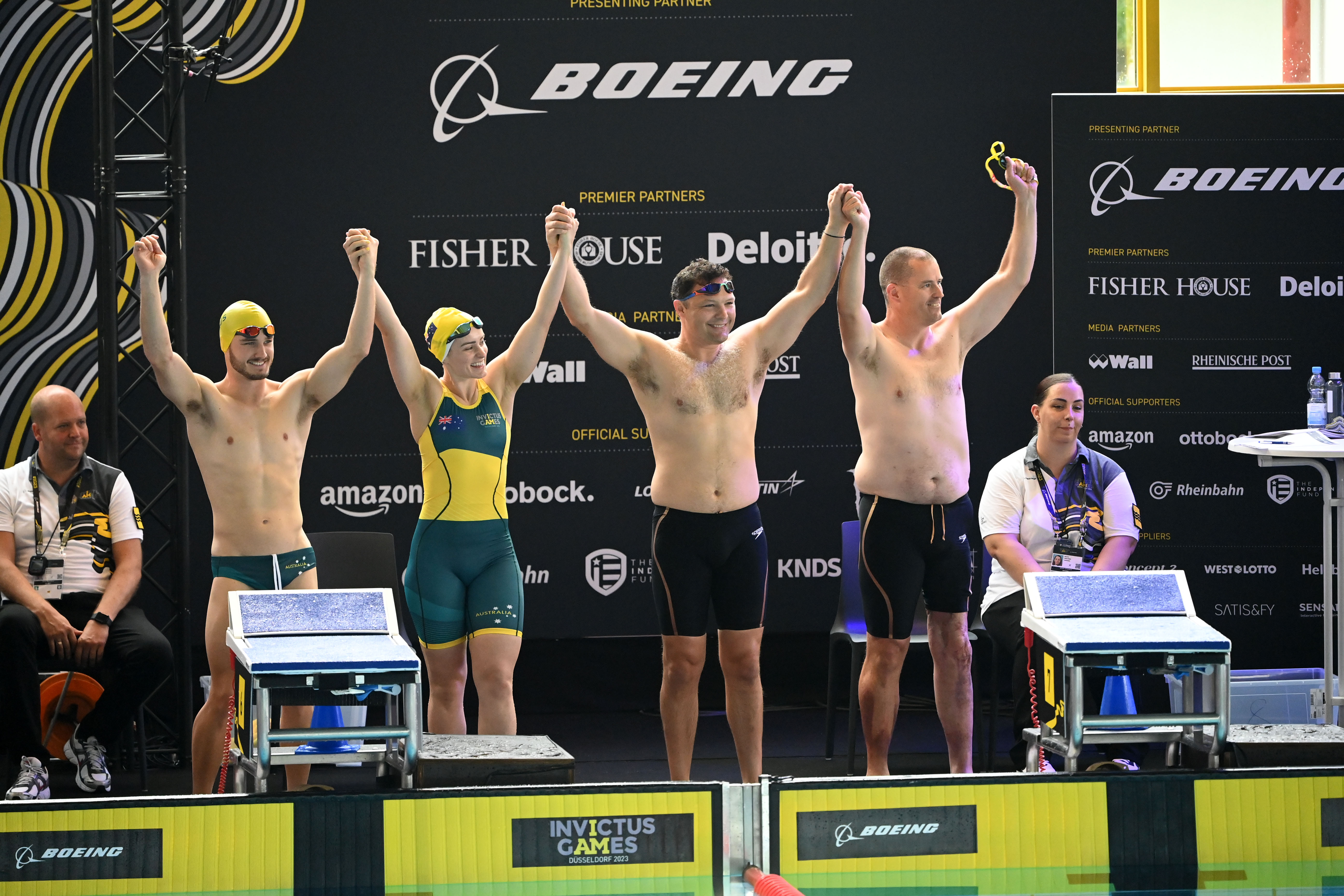 Team Australia competitors at Invictus Games Dusseldorf 2023.