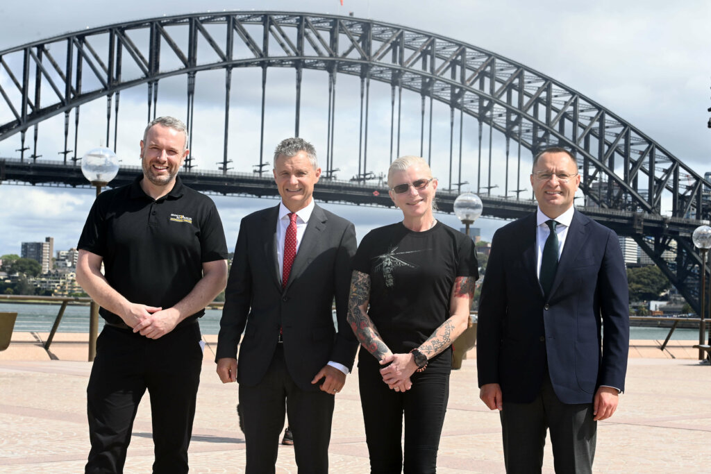 Taira meets Michael Hartung, Matt Thistlethwaite MP and Vasyl Myroshnychenk