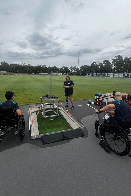 ASP Warrior Games Selection Camp Seated Shot put