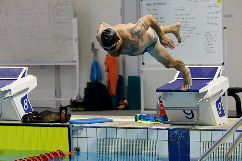 Warrior Games Training Camp Swimming