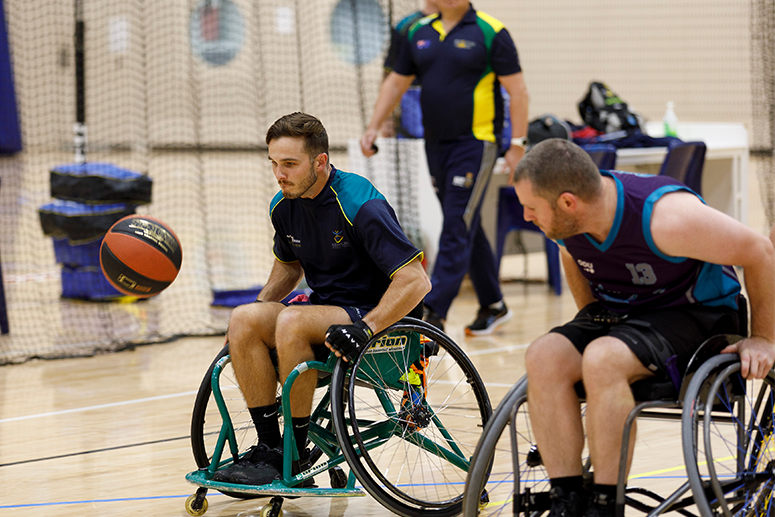 Warrior Games Training Camp Wheelchair basketball