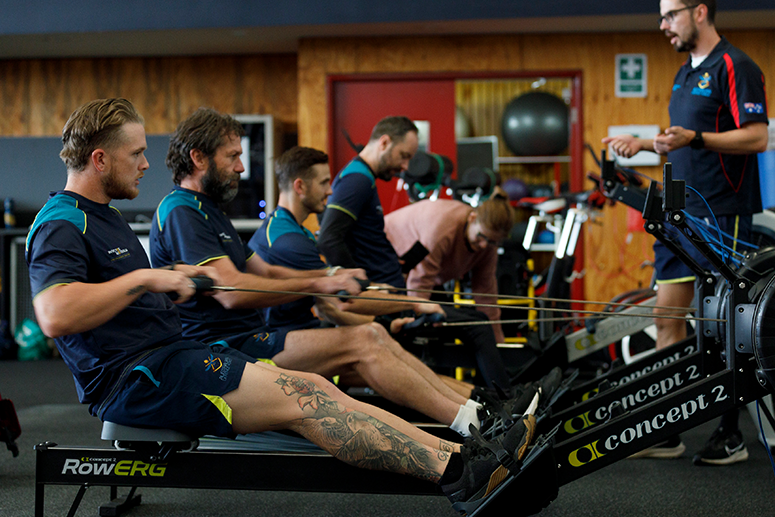 Warrior Games Training Camp Indoor Rowing